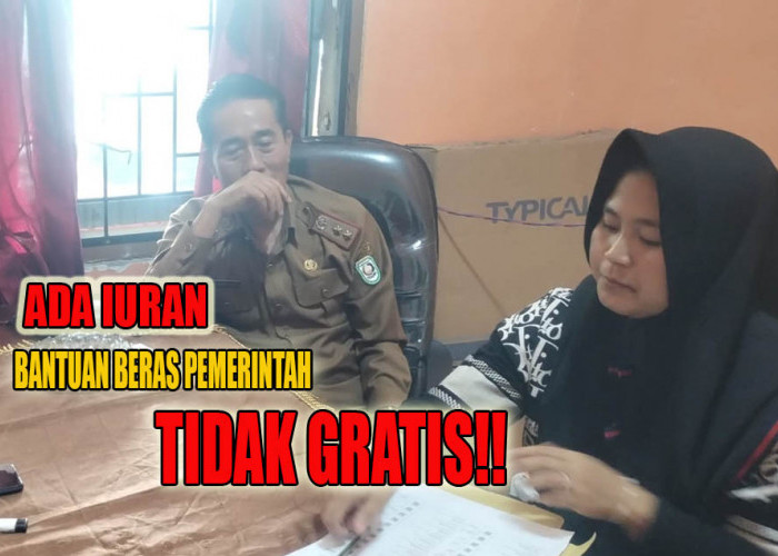 TIDAK GRATIS! Bantuan Beras di Desa Ini Mewajibkan KPM Membayar Iuran