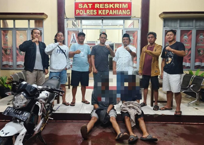 2 Pemuda Kepahiang Beraksi Sebagai Jambret, Korbannya Pengendara Motor!
