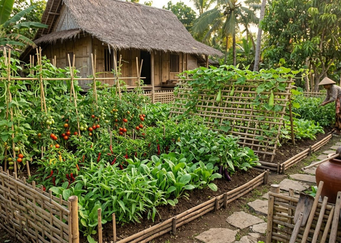 Untuk Organisasi Ibu-ibu Desa, Ini 3 Ide Kebun Sayur Tumpangsari Tradisional