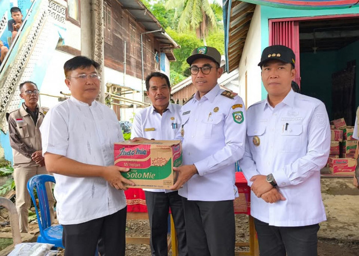 Pemkab Kepahiang Salurkan Bantuan Pascabencana di Keban Agung dan Pasar Ujung