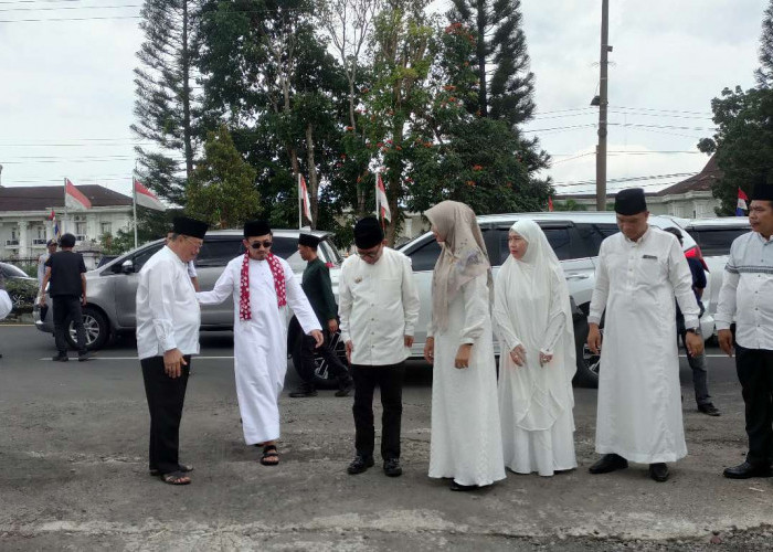 Diisi Ust Syam Elmarusy, Ribuan Jemaah Padati Lokasi Tabligh Akbar HUT Kabupaten Kepahiang ke 21