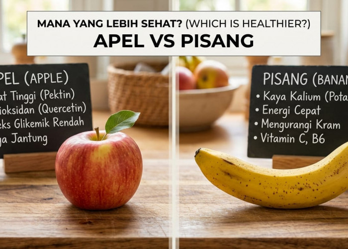 Mana yang Lebih Sehat, Konsumsi Apel atau Pisang Setiap Hari?