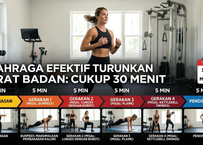 Cukup 30 Menit, Olahraga Ini Efektif Turunkan Berat Badan