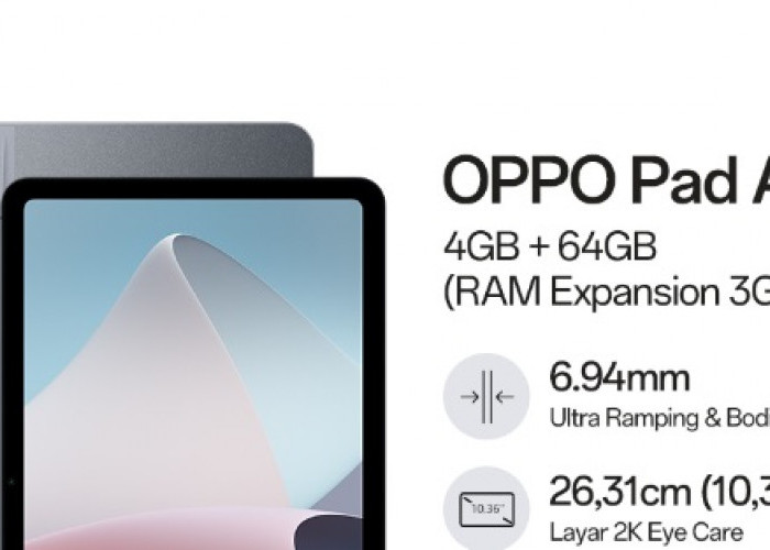 Oppo Pad Air Tablet, Harganya Terjangkau Spesifikasi Memukau!