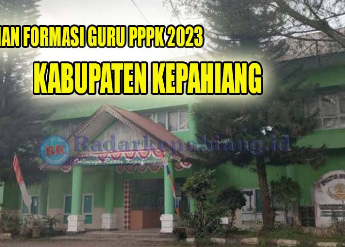 Totalnya 330 Orang, Ini Rincian Kebutuhan Formasi Guru PPPK 2023 Kabupaten Kepahiang!
