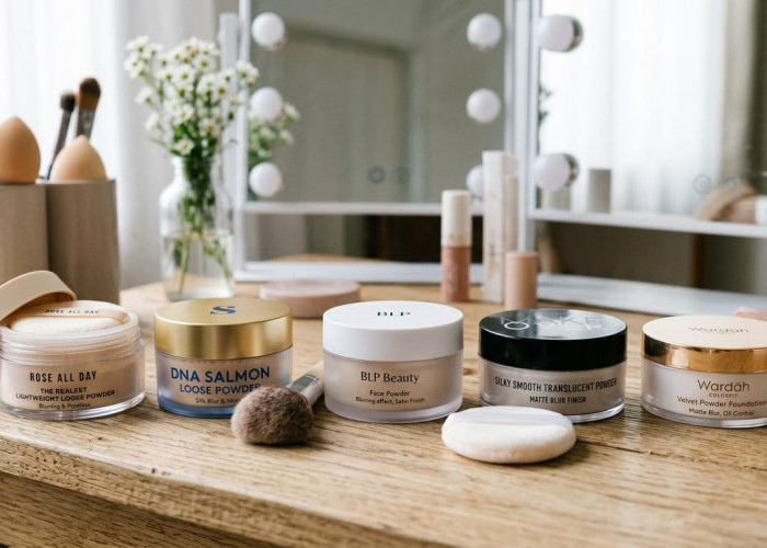 Kulit Mulus dan Makeup Tahan Lama, Ini 5 Bedak Tabur Efek Blur dari Brand Lokal