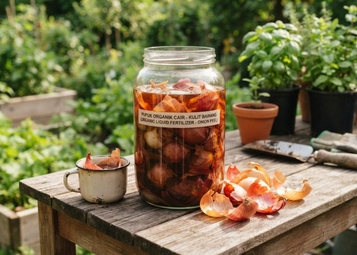 Sulap Limbah Dapur Jadi Nutrisi Tanaman, Ini Cara Membuat Pupuk dari Kulit Bawang