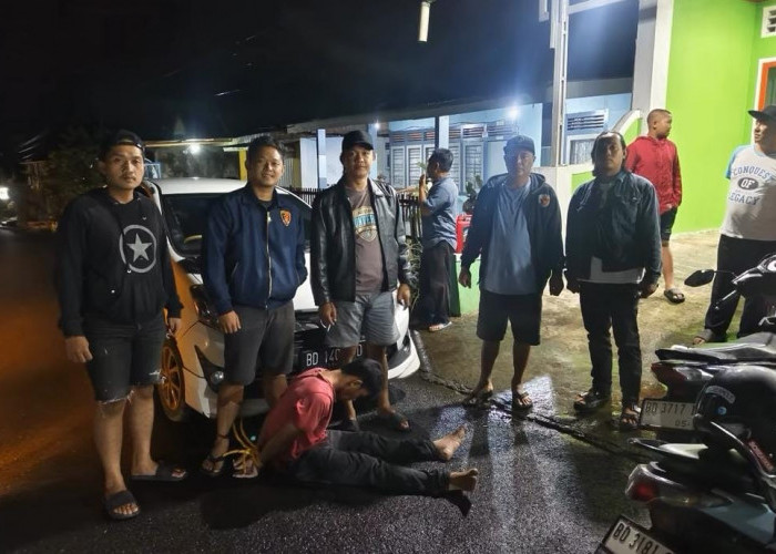 Habis Minyak Saat Melarikan Diri, Pelaku Curanmor Berakhir di Tangan Elang Juvi