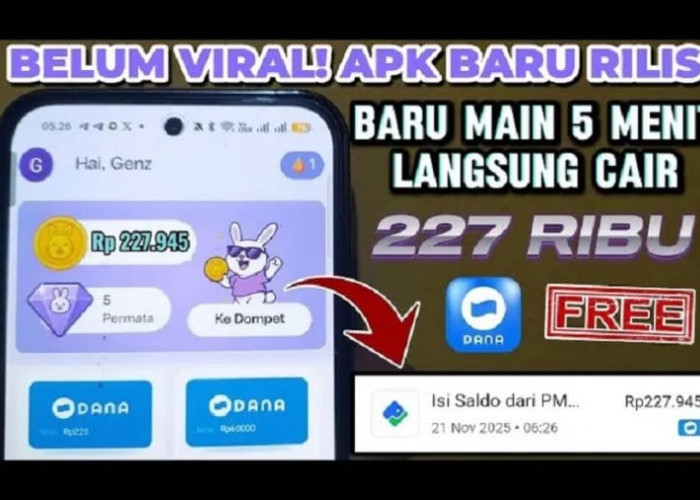 Aplikasi Penghasil DANA 2026, Tugasnya Game Seru dan 5 Menit Langsung Cair!