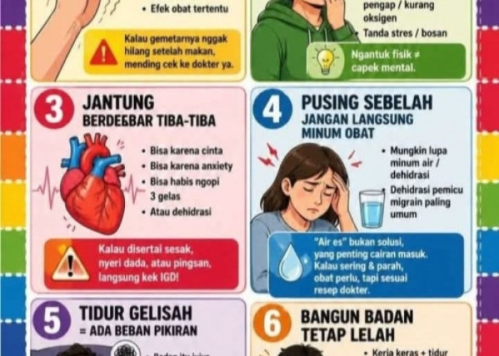 6 Kode Rahasia Tubuh yang Sering Kamu Anggap Sepele Padahal Penting 