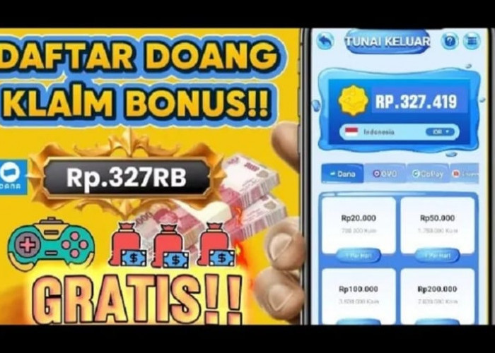Aplikasi Penghasil Uang Tercepat! Daftar Bonus Rp327 ribu Langsung Cair!