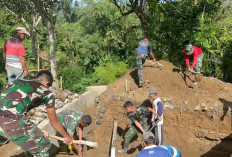 Pembangunan Jembatan Garuda di Rejang Lebong Berprogres 