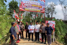 Jembatan Bambu Kini Jadi Jembatan Merah-Putih, Kapolres Kepahiang Wujudkan Impian Warga Tangsi Baru