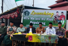 Gedung Baru MTs Ma'arif NU Plus di Desa Pagar Gunung Diresmikan