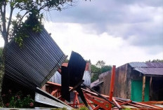 Bencana Angin Puting Beliung Desa Sosokan Taba Kepahiang 28 Rumah Warga Rusak