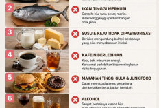 Wajib Tahu! Ini Makanan yang Sebaiknya Dihindari Ibu Hamil