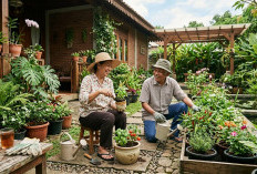 Tanpa Harus Jongkok atau Capek, Ini Cara Berkebun Santai di Rumah untuk Orang Tua