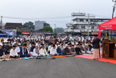 Di Terminal Kepahiang, Wabup Shalat Id Bersama PD Muhammadiyah 