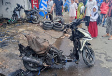 Bengkel di Kepahiang Kebakaran, 1 Unit Sepeda Motor Hangus Terbakar!