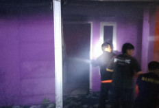 Dini Hari Mencekam, Satu Rumah Warga Kuto Rejo Kepahiang Ludes Terbakar