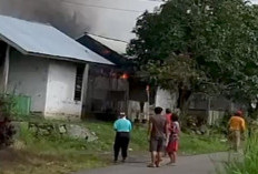 Heboh! Rumah Warga Bermani Ilir Hangus Kebakaran