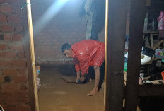 Intensitas Hujan Tinggi di Kepahiang Sebabkan Sungai Air Pesi Meluap, Rumah Warga Terendam Banjir