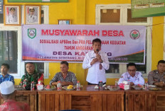 Musdes Realisasi APBDes Kandang Sosialisasikan Pengurangan DD 2026