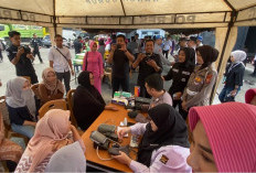 Hari Bhayangkara, Polres Kepahiang Lakukan Bakti Sosial, Pasar Murah dan Pengecekan Kesehatan Gratis!