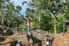 Akhir April, Segini Progres Pembangunan 2 Jembatan Gantung Garuda di Rejang Lebong