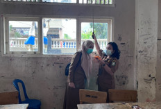Cegah Dampak ISPA, SMPN 1 Kepahiang Kembali gelar KBM Tatap Muka dengan Pembatasan Jam Belajar