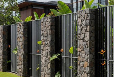 3 Model Pagar Batu Alam Agar Terlihat Estetik dengan Kombinasi Besi yang Menarik