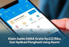 Dari Aplikasi Penghasil Uang Resmi, Klaim Saldo DANA Rp222 Ribu