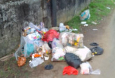 Warga Masih Tak Taat Kebersihan, Gg MTsN 2 Kepahiang Jadi Tempat Pembuangan Sampah