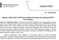 SELAMAT! Mulai 2027 PPPK Paruh Waktu Resmi Diangkat Penuh Waktu dan Ditanggung Pemerintah Pusat