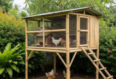 3 Model Kandang Ayam Rangka dari Bambu yang Unik, Estetik dan Fungsional untuk Halaman Rumah