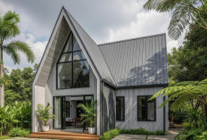 Modern dan Fungsional, 3 Desain Rumah Minimalis di Desa Atap Miring yang Estetik