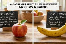 Mana yang Lebih Sehat, Konsumsi Apel atau Pisang Setiap Hari?