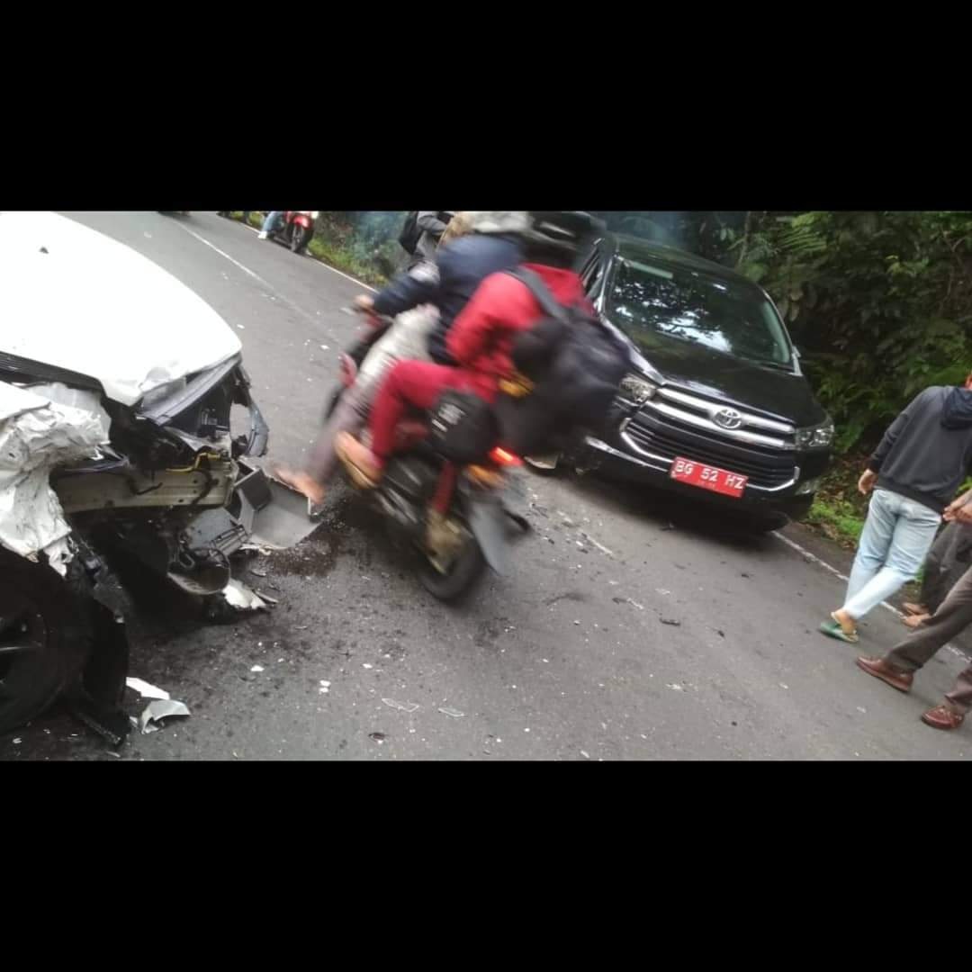 Kepala BPN Linggau Kecelakaan di Gunung