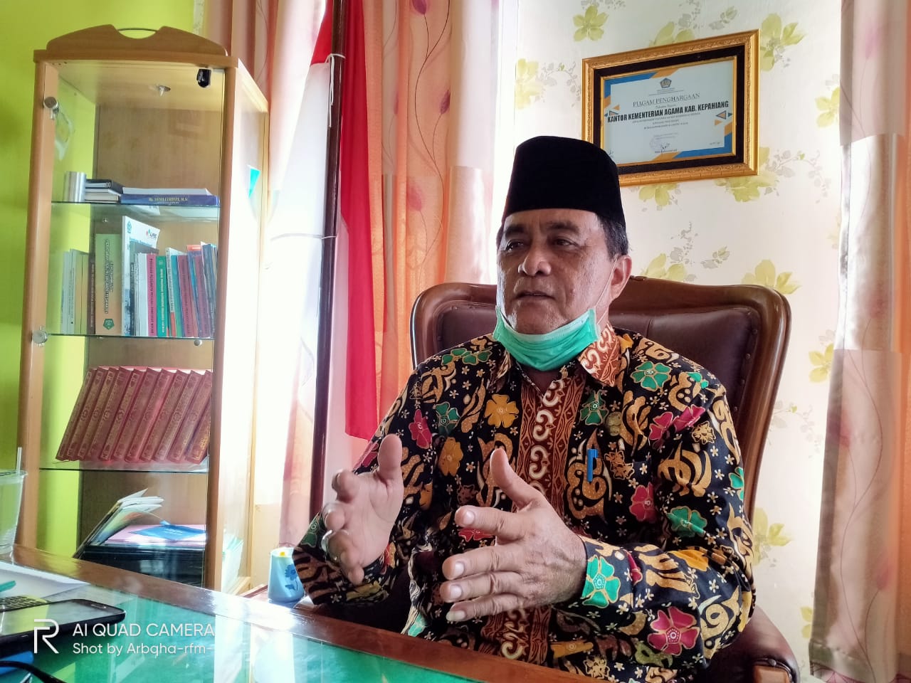 Jelang Idul Adha, Kemenag Kepahiang Ingatkan Pengurus Masjid Jalankan Protokol Kesehatan