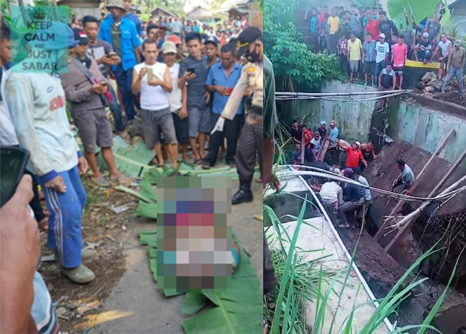 Jembatan Ambruk, 1 Meninggal dan 2 Luka Parah