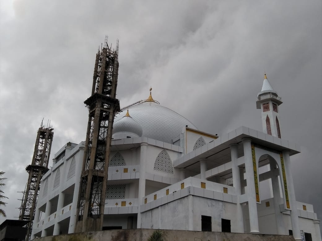 Atap Masjid Agung Kepahiang Bocor