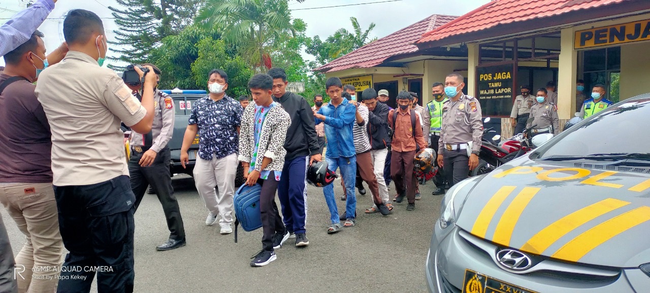 Setelah Dibina dan Jalani Rapid Test, Pelajar Yang Diduga Ingin Serang Kantor DPRD Kepahiang Dilepas