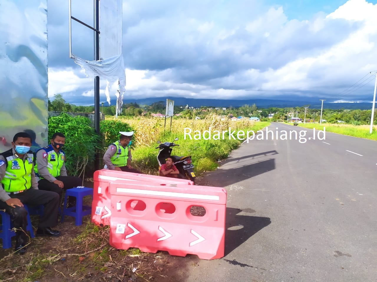 Polisi Tutup Komplek Perkantoran Kepahiang