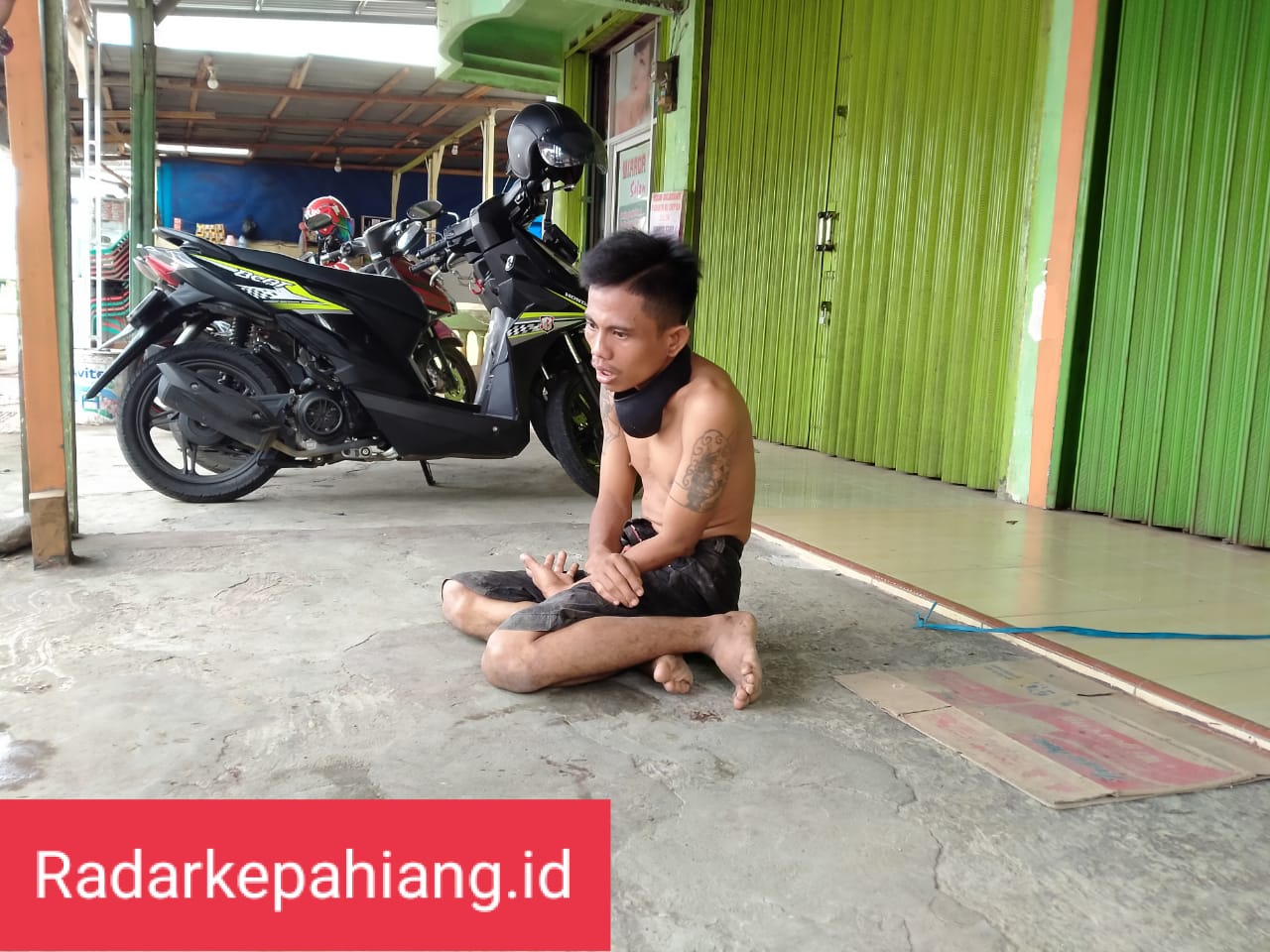 Polisi Amankan Pria Telanjang di Terminal Pasar Kepahiang