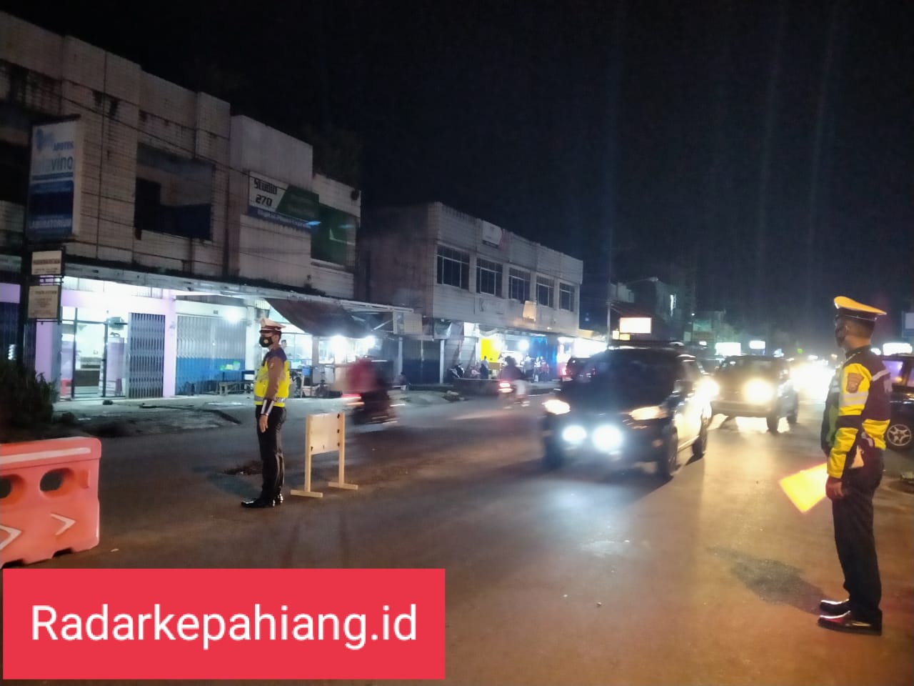 Kondisi Terkini Lalin Pasar Kepahiang Masih Aman dan Terkendali