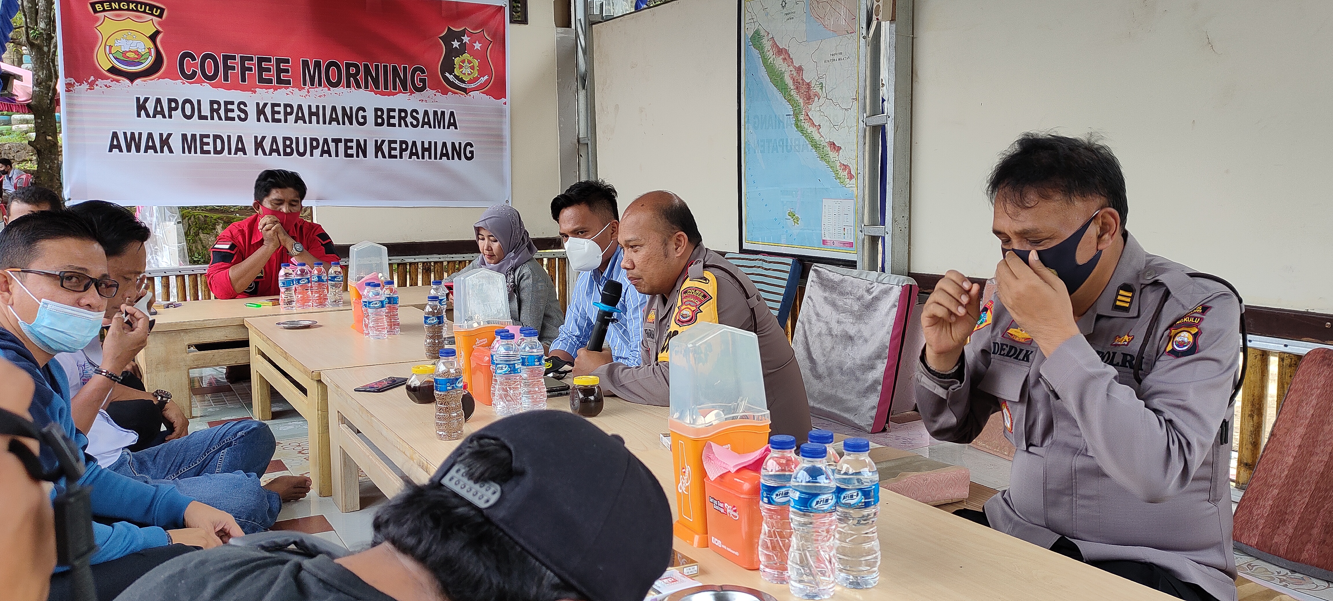 Kapolres Kepahiang Pastikan Salat Tarawih Dijaga Polisi