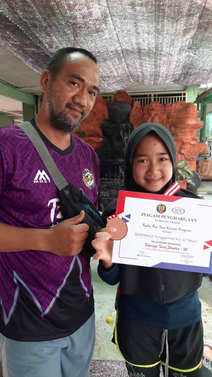 Bangga, Petenis Cilik Asal Kepahiang Juara III AFR