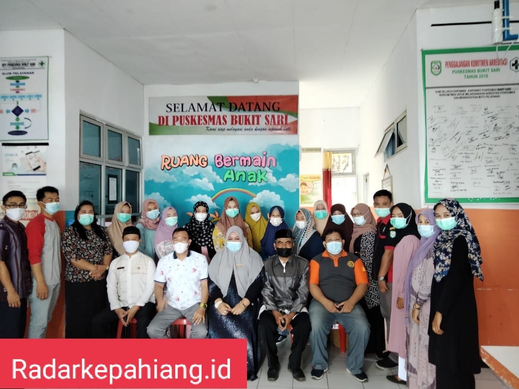 Kunjungi Puskesmas Bukit Sari, Wabup Nata Lakukan Pembinaan