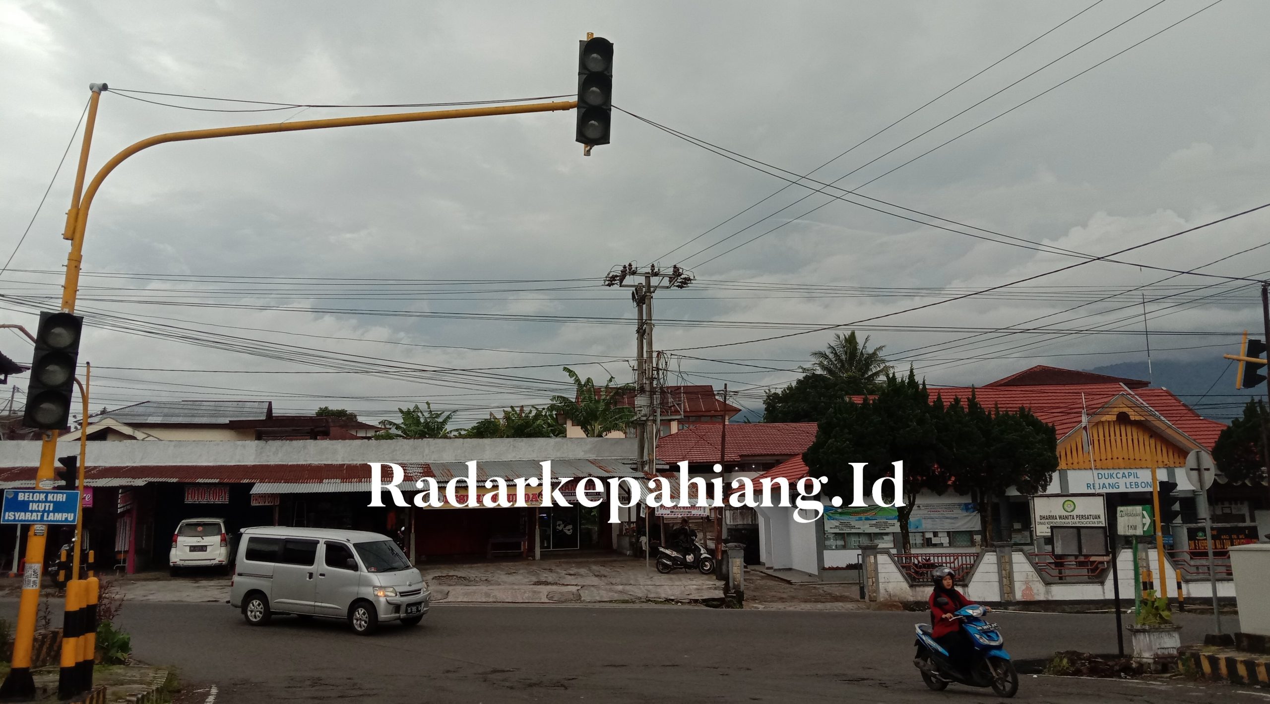 Traffic Light Dishub Provinsi di Curup Mati Karena Habis Token