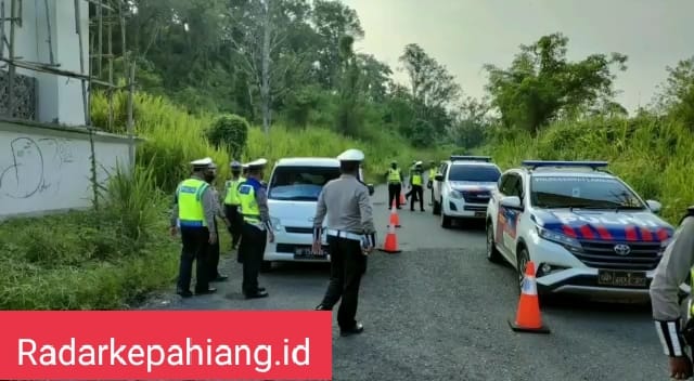 Satlantas Mulai Bersiap di Perbatasan Kepahiang – Empat Lawang